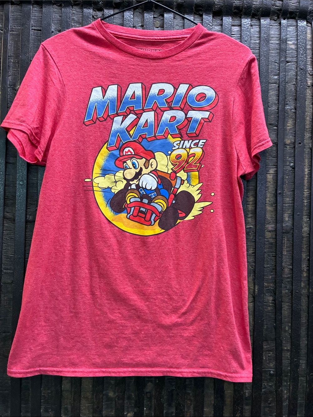 Mario Kart Graphic Tee - Red Short Sleeve Shirt
